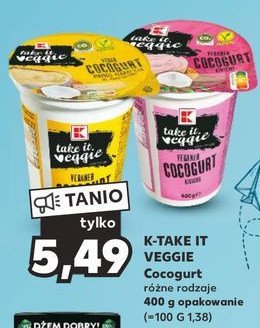 Jogurt sojowy waniliowy K-take it veggie promocja