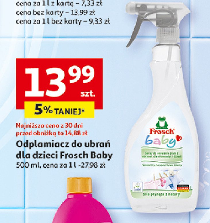 Odplamiacz do ubrań dziecięcych Frosch baby promocja w Auchan