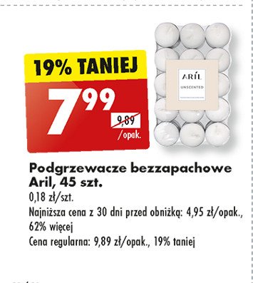 Podgrzewacze bezzapachowe Aril promocja