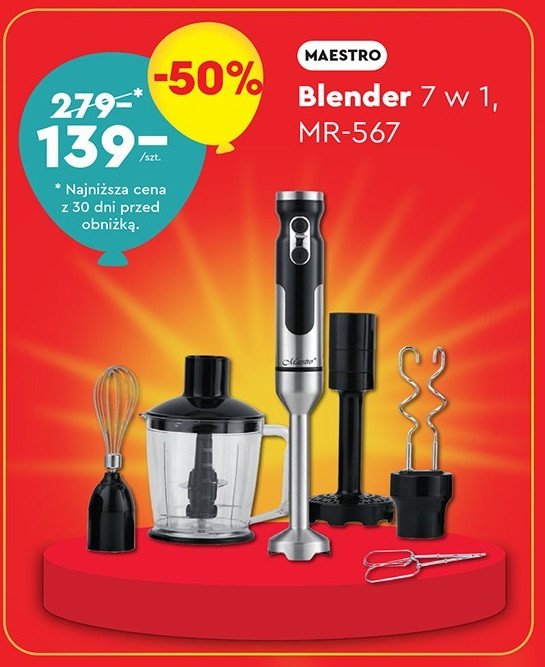 Blender mr-567 Maestro promocja w Biedronka
