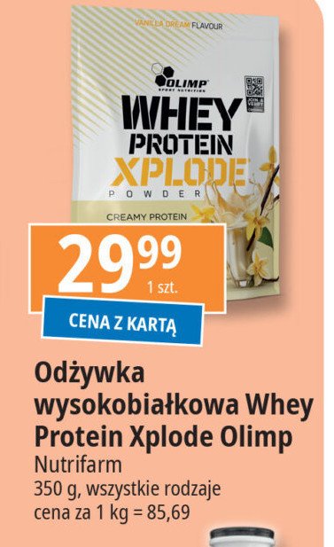 Xplode powder wanilia Olimp promocja