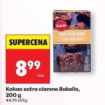 Kakao extra ciemne 200 g promocja w Biedronka