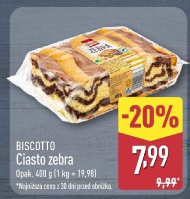 Ciasto zebra promocja w Aldi