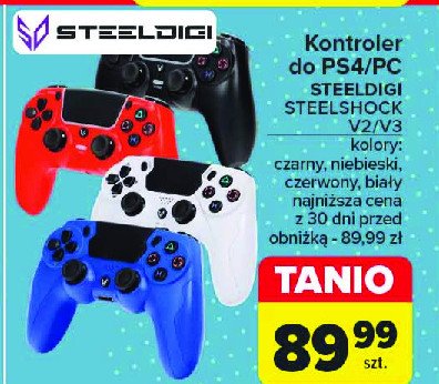 Kontroler steelshock v3 czerwony promocja