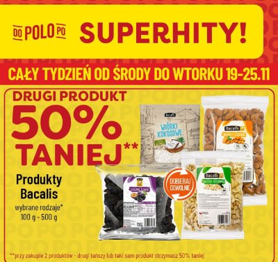 Wiórki kokosowe Bacalis promocja w POLOmarket