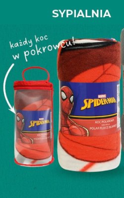 Koc polarowy Marvel 120x150 cm promocja w POLOmarket