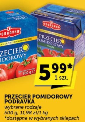 Przecier pomidorowy Podravka promocja w Groszek