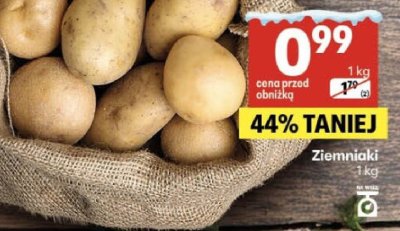 Ziemniaki na placki Zaczarowany ogród promocja w Delikatesy Centrum
