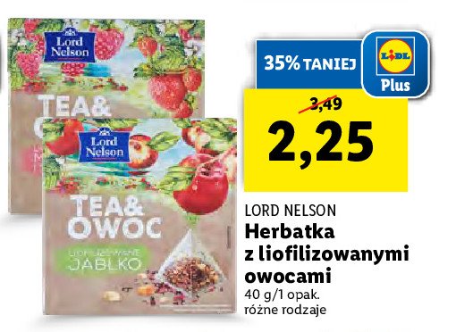 Herbatka z liofilizowanym jab艂kiem promocja