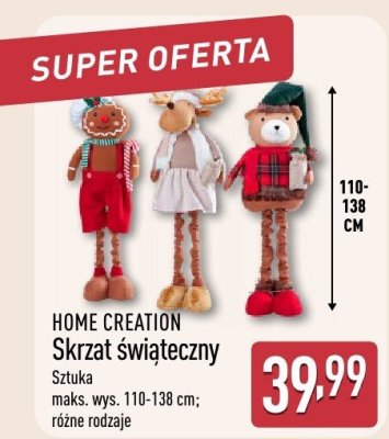 Skrzat świąteczny HOME CREATION promocja w Aldi