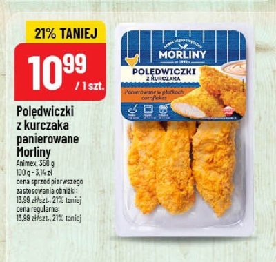 Polędwiczki z kurczaka panierowane Morliny promocja w POLOmarket