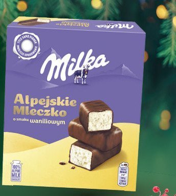 Czekolada Milka Alpejskie Mleczko o smaku waniliowym promocja w TOPAZ