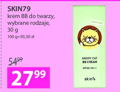 Krem bb angry cat Skin79 promocje