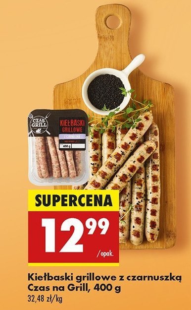 Kie艂baski grillowe z czarnuszk膮 Czas na grill promocja