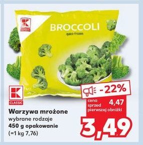 Brokuły K-classic promocja