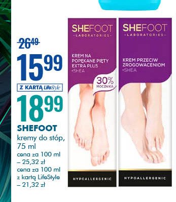Krem na suche i pop臋kane pi臋ty + shea Shefoot promocja
