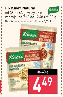 Przyprawa spaghetii bolognese Knorr naturalnie smaczne promocja