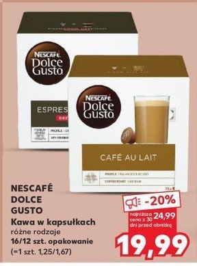 Kawa cafe au lait Nescafe promocja