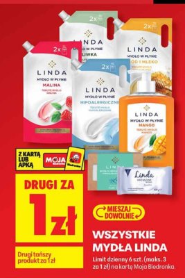 Mydło w płynie wszystkie rodzaje promocja w Biedronka