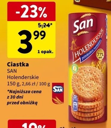 Herbatniki San holenderskie promocja