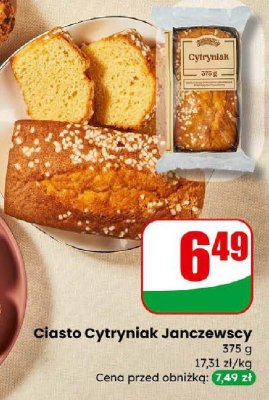 Ciasto Cytryniak  promocja w Dino