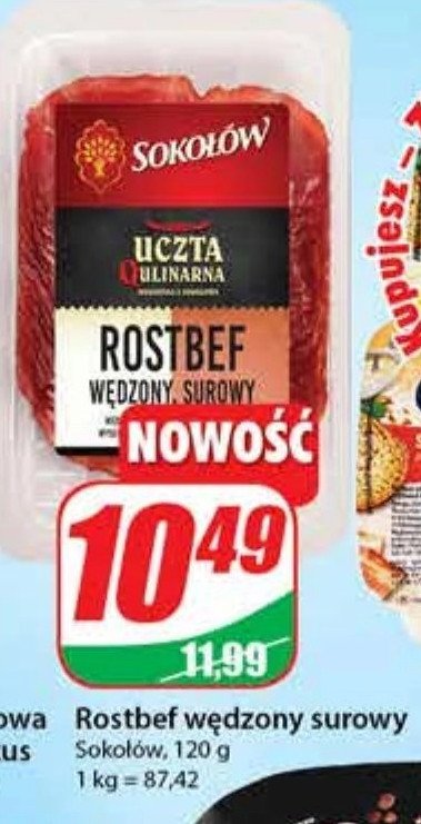 Pastrami wo艂owe z rostbefu Soko艂贸w uczta qulinarna promocja