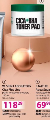 Krem S.NATUR Aqua Squalane nawilżający do twarzy, 60 ml promocja w Hebe