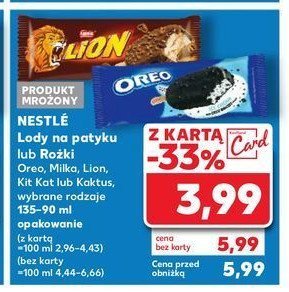 Rożek Nestle lion promocja