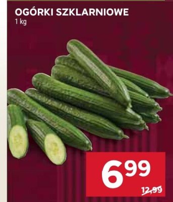 Ogórki szklarniowe promocja w Stokrotka