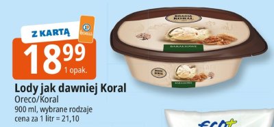 Lody jak dawniej  promocja w Leclerc