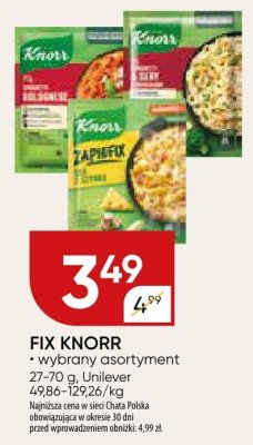 Fix knorr promocja w Chata Polska