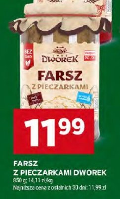 Farsz z pieczarkami Dworek promocja w Stokrotka