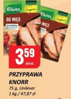 Przyprawa Knorr promocja w Chorten
