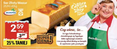 Ser promocja w Delikatesy Centrum