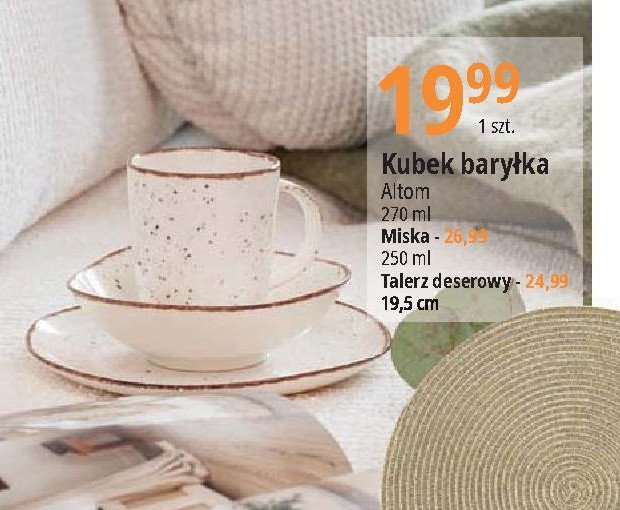 Kubek bary艂ka 270 ml Altom design promocja