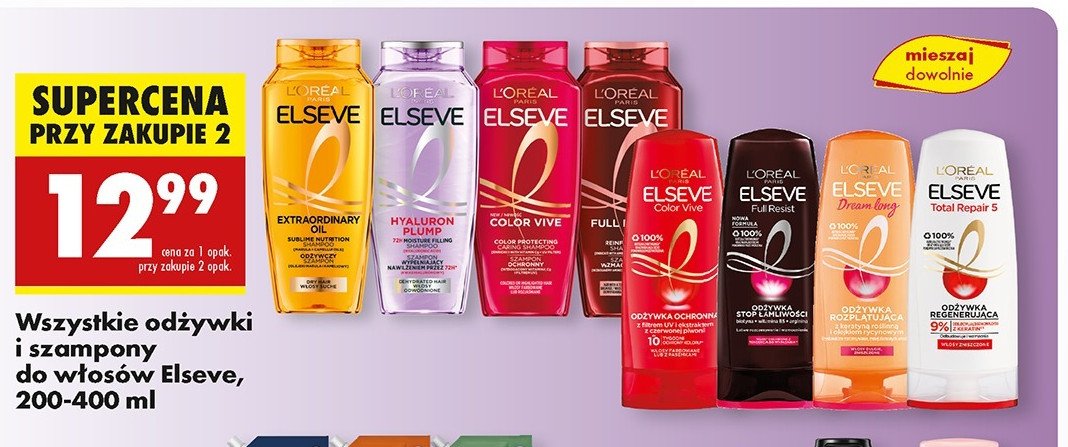 Od偶ywka do w艂os贸w Elseve promocja