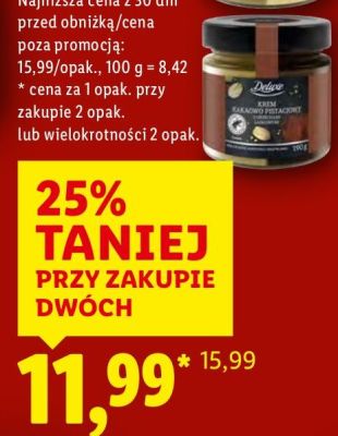 Krem kakaowo-pistacjowy promocja w Lidl