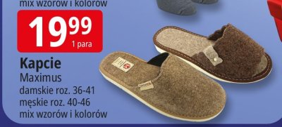 Kapcie Maximus promocja w Leclerc