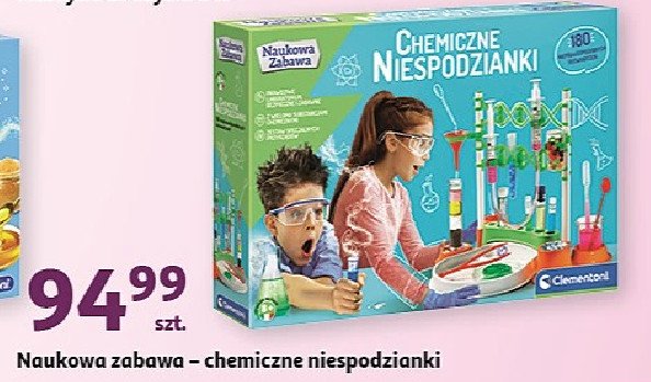 Naukowa zabawa - chemiczne niespodzianki Clementoni promocja