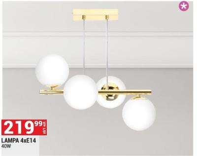 LAMPA 4xE14 40W promocja w Merkury Market