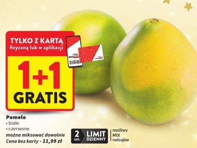 Pomelo białe/czerwone promocja w Intermarche