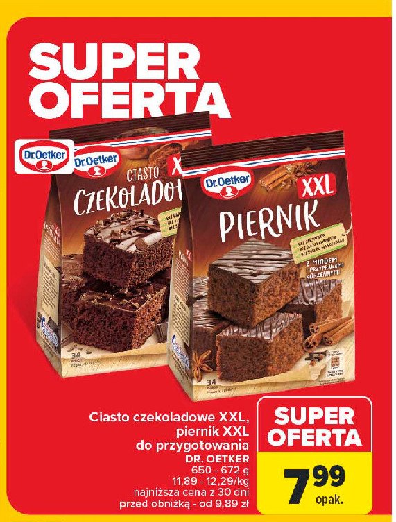 Ciasto piernik Dr. oetker promocja