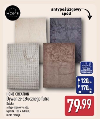 Dywan HOME CREATION Dywan ze sztucznego futra promocja w Aldi