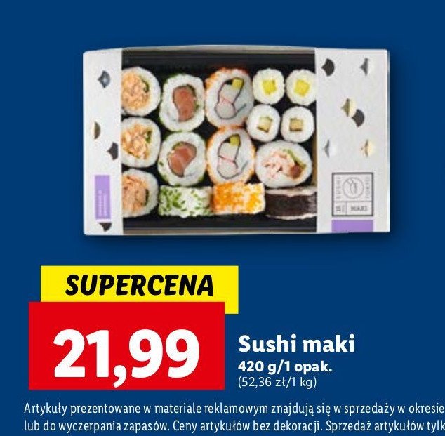 Sushi maki Doppelt promocja