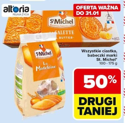 Ciastka St. Michel 100-175g różne rodzaje promocja w Carrefour