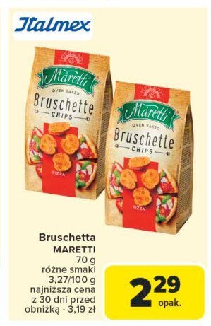 Bruschetta pizza Maretti bruschette promocja w Carrefour