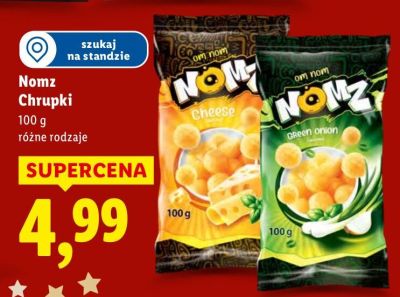 Chrupki Nomz Chrupki promocja w Lidl