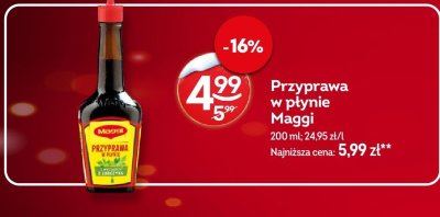 Przyprawa w płynie Maggi promocja w Żabka