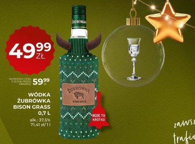 Wódka Żubrówka Bison Grass 0,7l promocja w Duży Ben