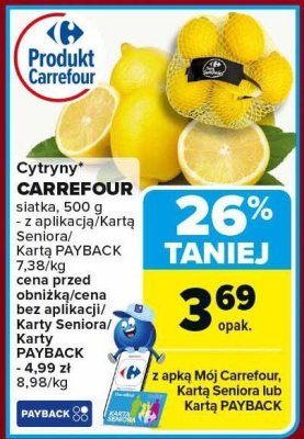Cytryny Carrefour promocja w Carrefour Market